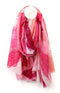 Multi Pink Speckle Foil Scarf - Pink