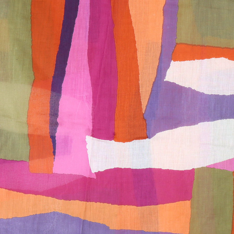 Iona Vibrant Abstract Colour Block scarf