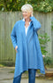 Ulrika By NOEN Boiled Wool Coat - Sea Blue