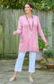 Mia Knitted Jumper - Soft Pink