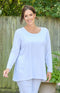 Tessa Jersey Top - White