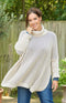 Ilona Crochet Knit Poncho - Almond