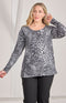 Astrid Jersey Top - Leopard