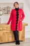 Kaia Ponte Di Roma Jacket - Red