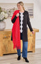 Pashmina Style Scarf - Red
