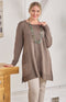 Mia Knitted Jumper - Dark Taupe