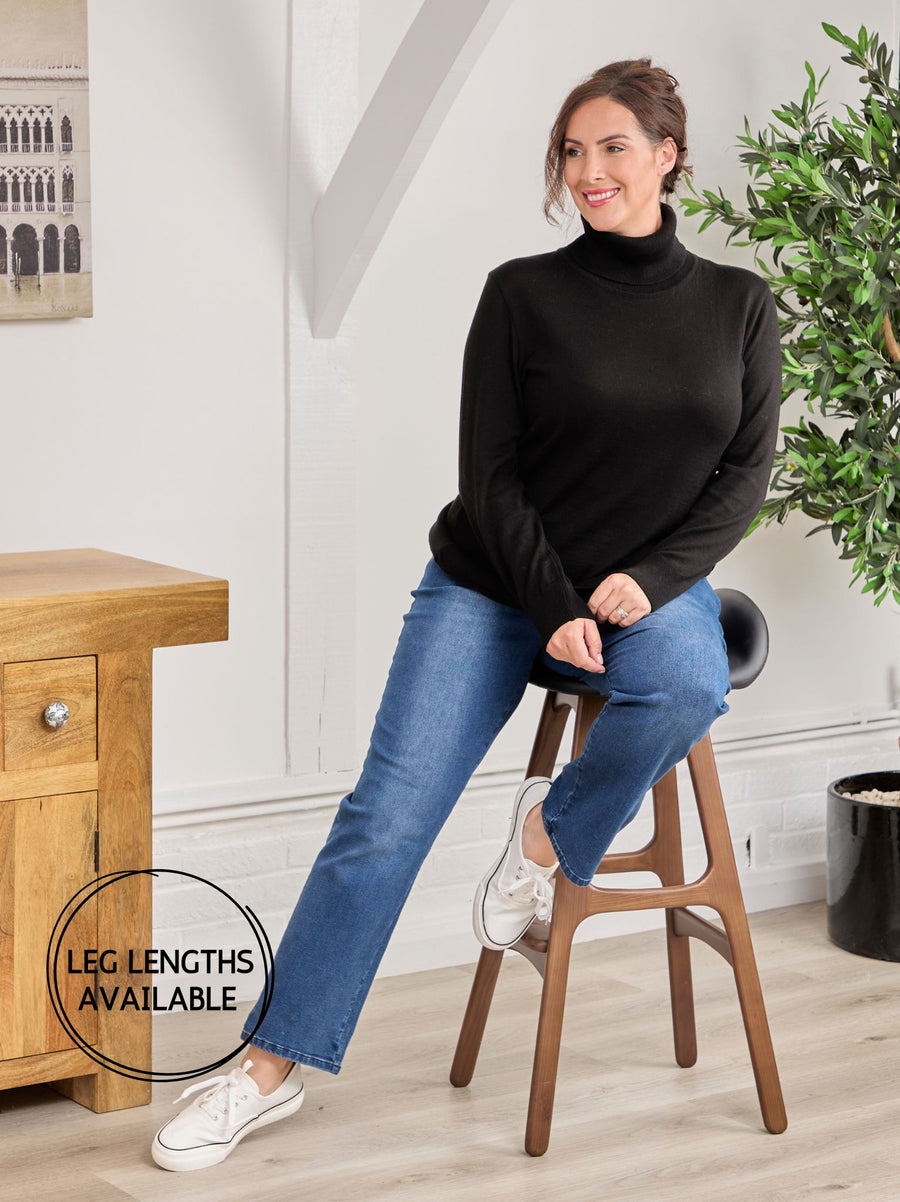 Rebecca Stretch Jean - Denim Blue