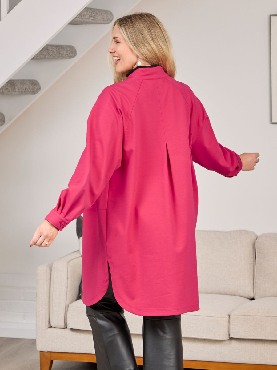 Ulla By NOEN Heavy Jersey Jacket - Fuchsia