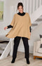 Camilla Moss Stitch Poncho - Camel