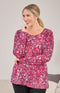 Astrid Jersey Top - Pink