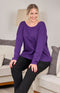 Mette Knitted Jumper - Purple