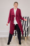 Carly Knitted Cardigan - Burgundy