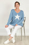 Mena Knitted Jumper - Powder Blue