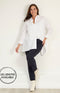Marie by ROBELL Fleece Lined Trouser - Navy