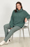 Marie FL by ROBELL Fleece Lined Trouser - Sage