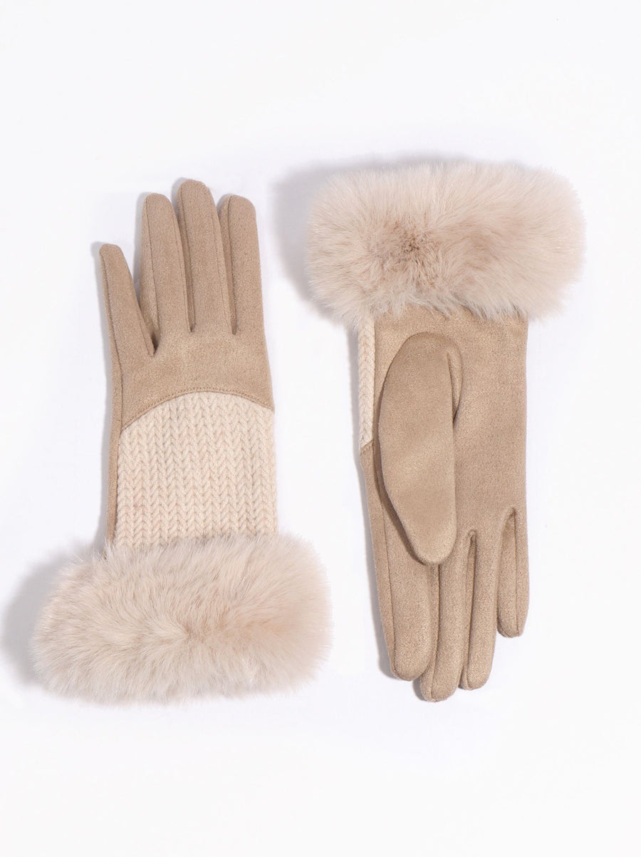 Aria Glove - Beige