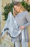 Summer Leopard Print Scarf - Grey