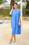 Donna Linen Dress - Bluebell