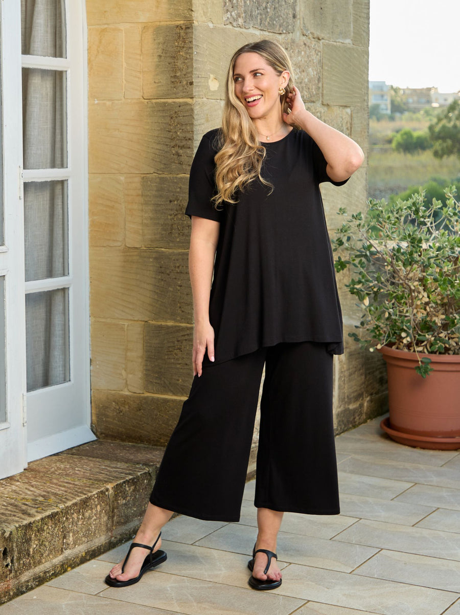 Torie Jersey Top - Black