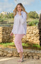 Lena 09 by ROBELL Stretch Trouser - Pink