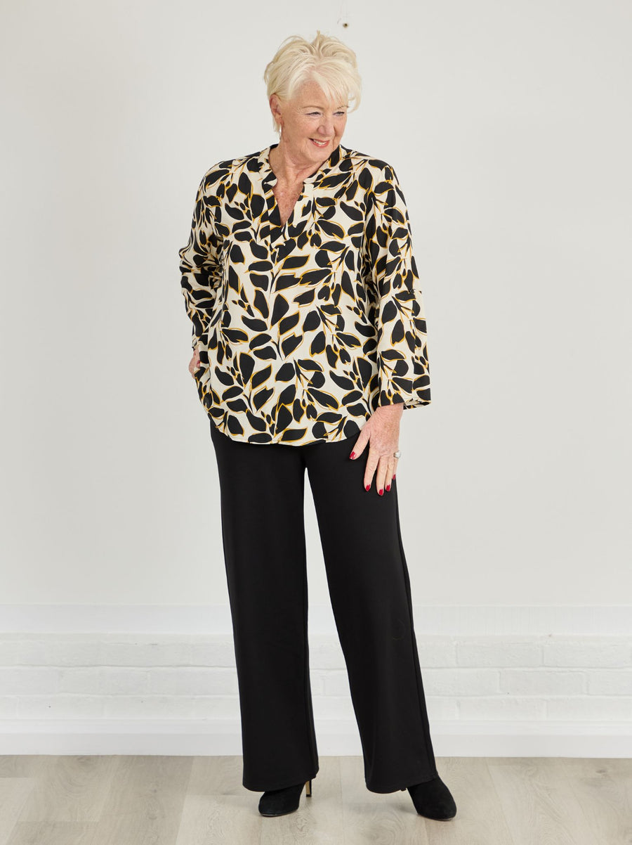 Amelia Crepe Top - Multi