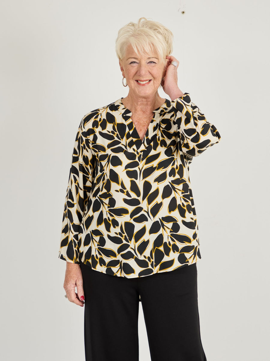 Amelia Crepe Top - Multi