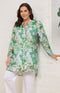 Josephine Printed Shirt - Emerald Multi