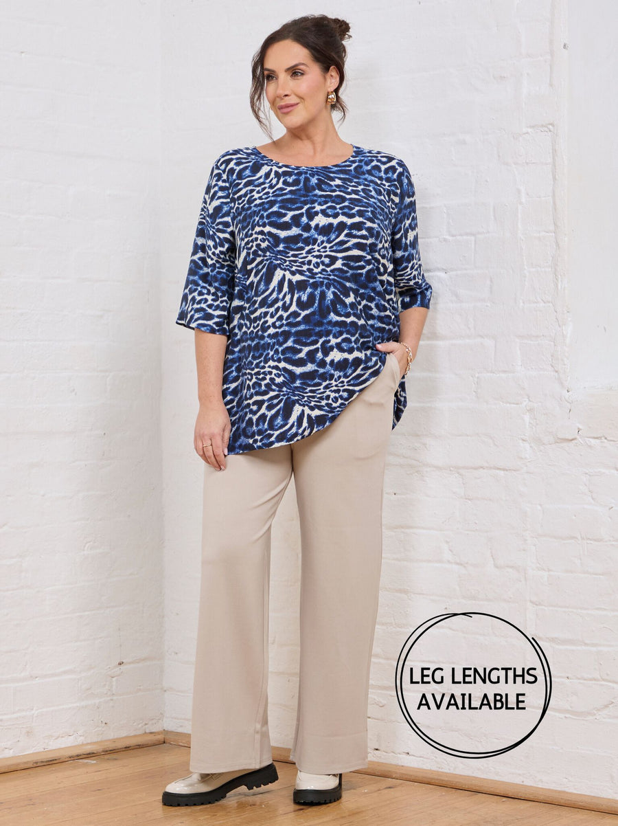 Rita Ponte Di Roma Trouser - Chalk