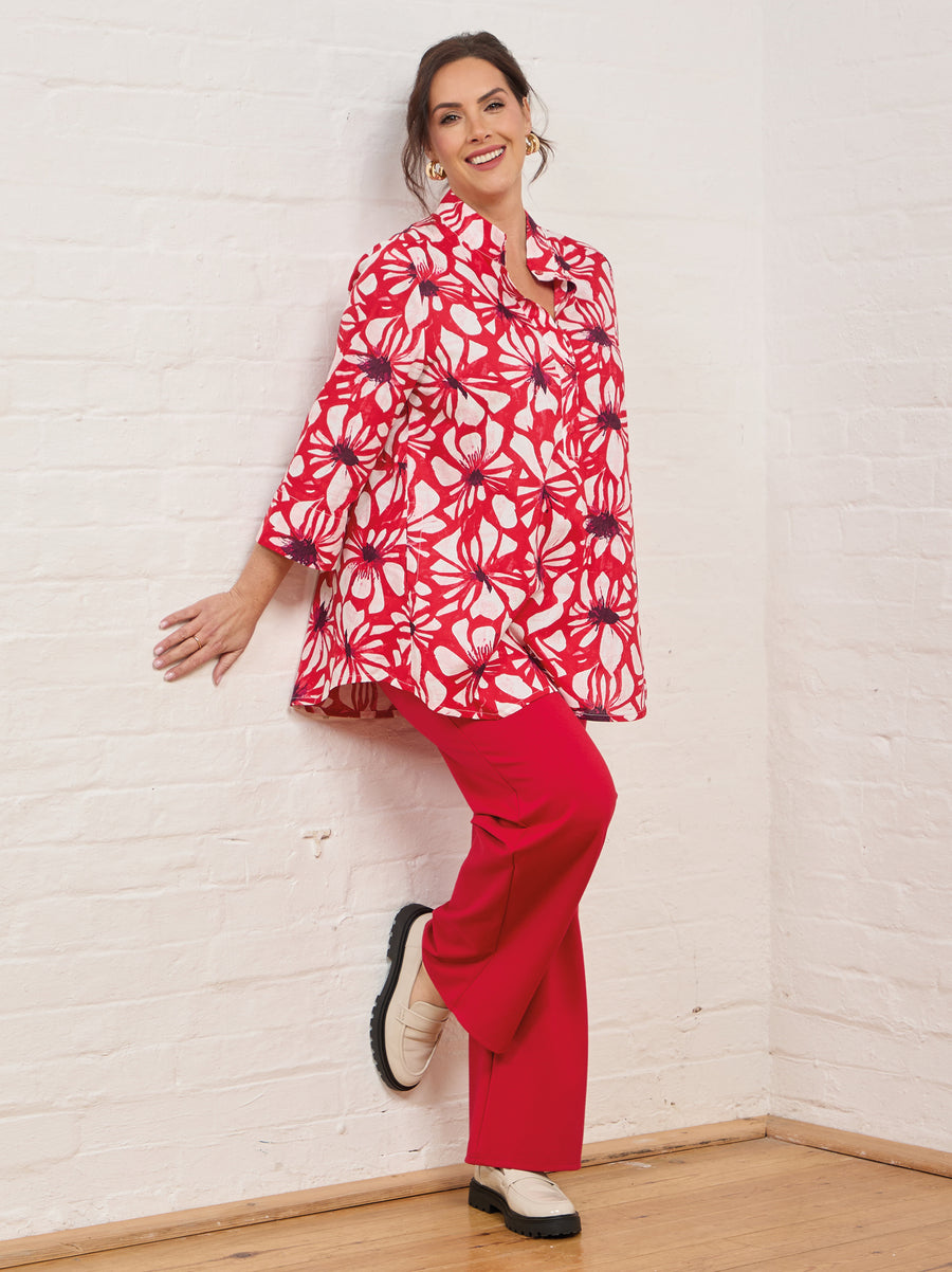Haven by NOEN Shirt - Red Floral