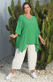 Trista Oversized Top - Green