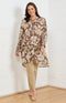 Marie FL by ROBELL Stretch Trouser - Camel