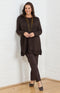 Marie FL by ROBELL Stretch Trouser - Chocolate