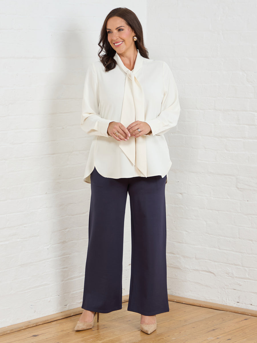 Rita Ponte Di Roma Trouser - Navy