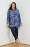 Jennifer Printed Shirt - Navy Leopard
