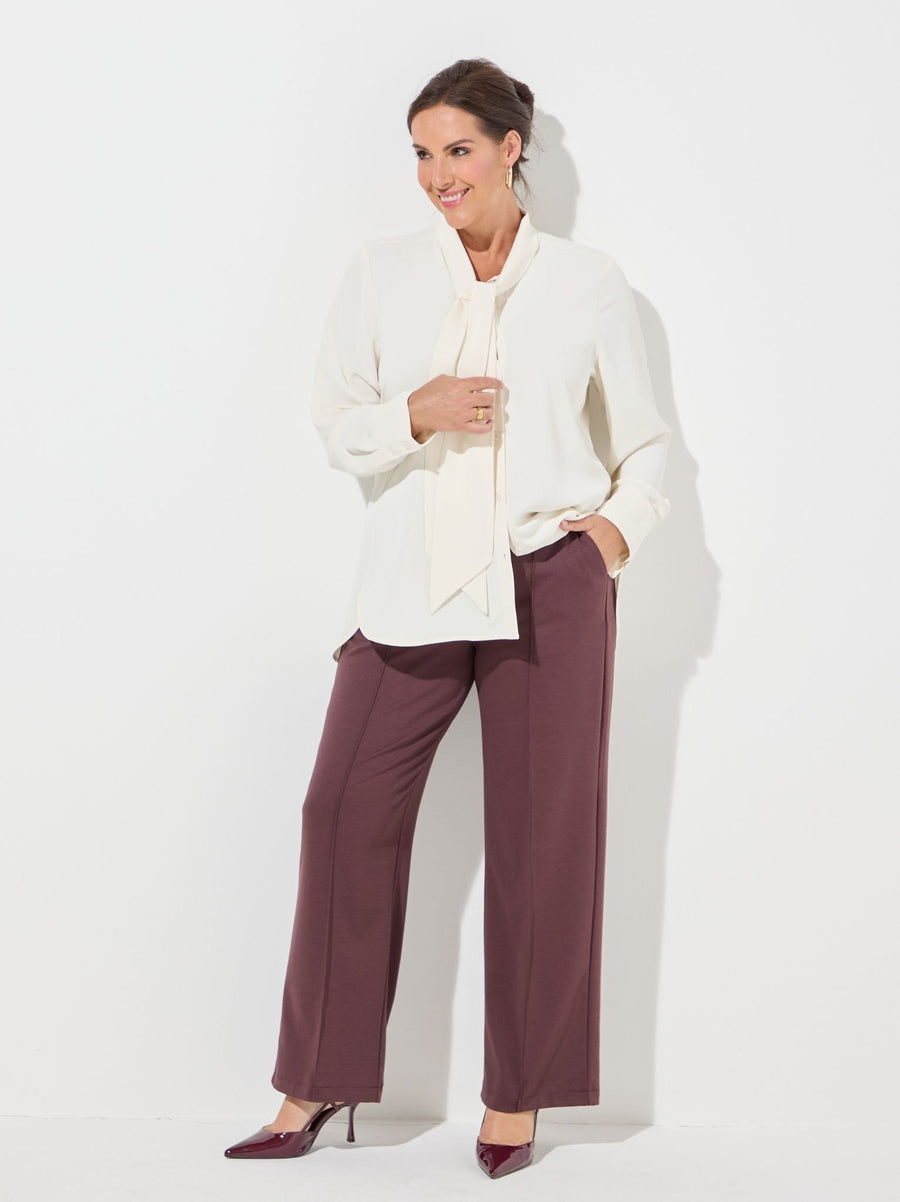 Hilda Crepe Shirt - Ivory