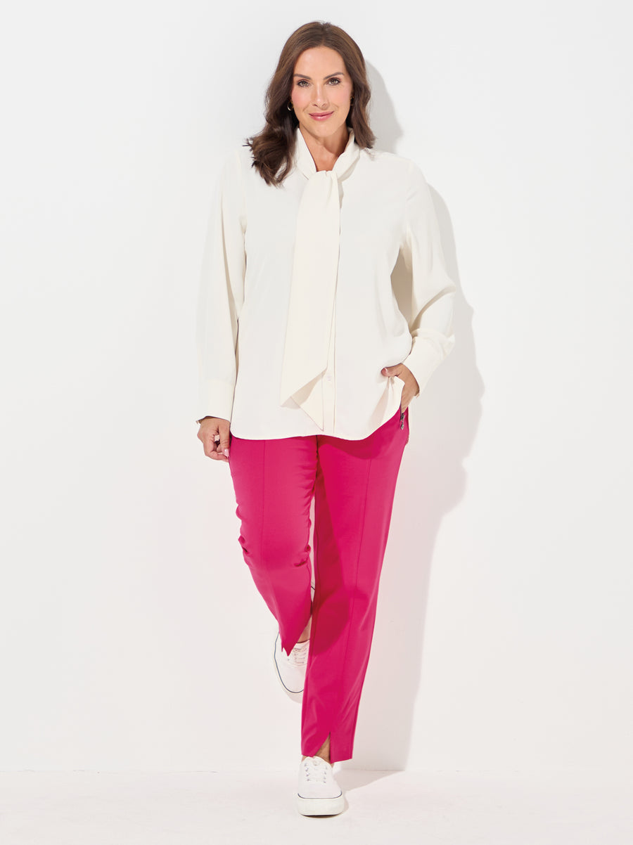 Rikka By NOEN Heavy Jersey Trouser - Fuchsia