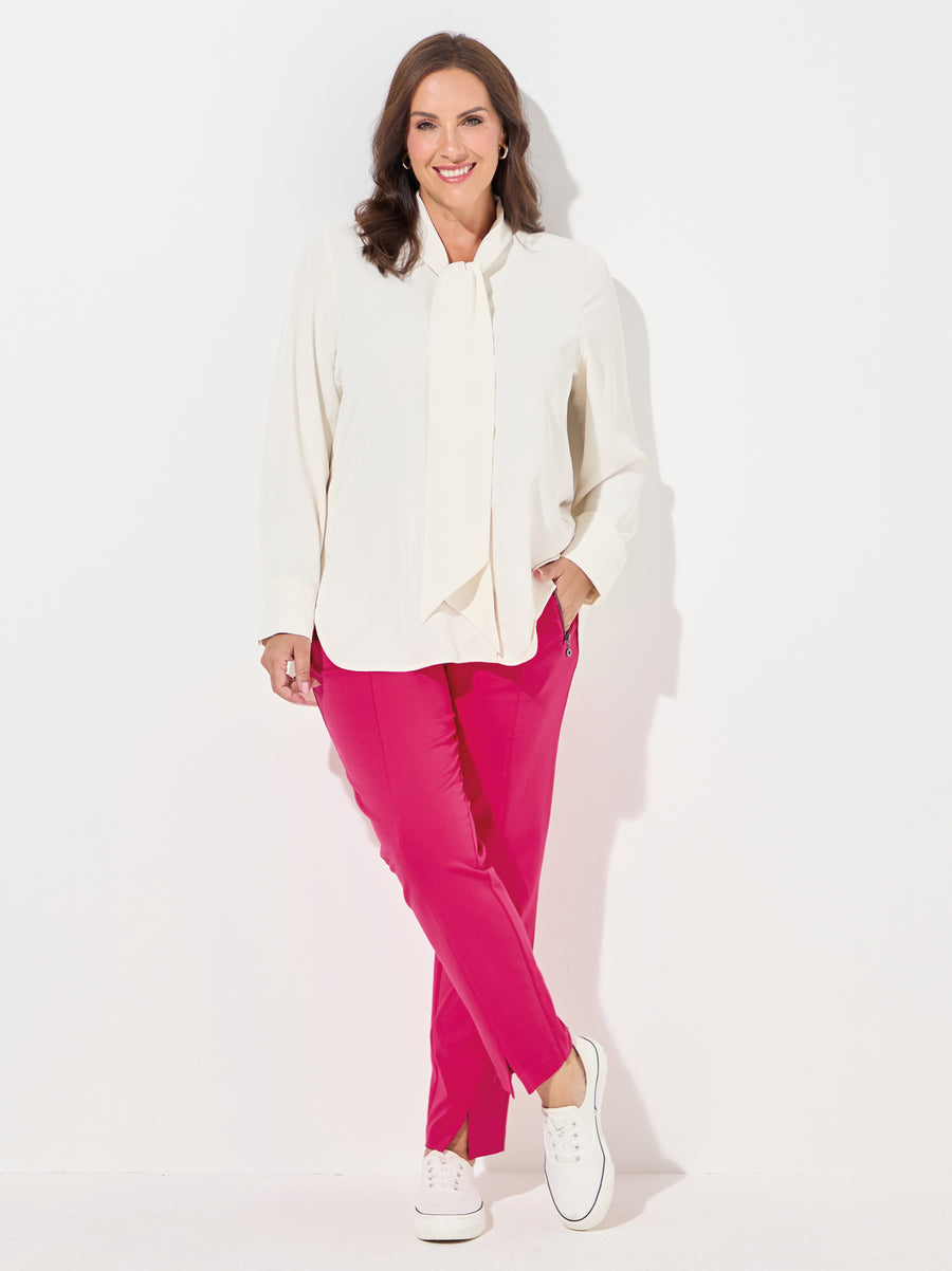 Rikka By NOEN Heavy Jersey Trouser - Fuchsia
