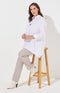 Marie FL by ROBELL Fleece Lined Trouser - Natural