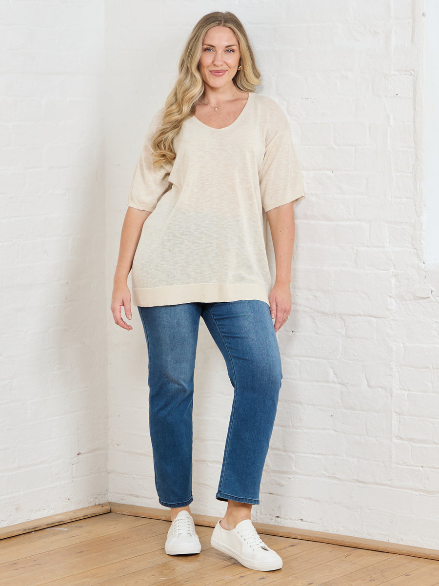 Rebecca Stretch Jean - Denim Blue