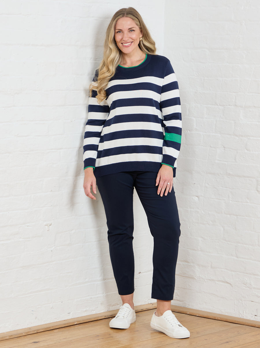 Marie FL by ROBELL Stretch Jeans - Dark Denim