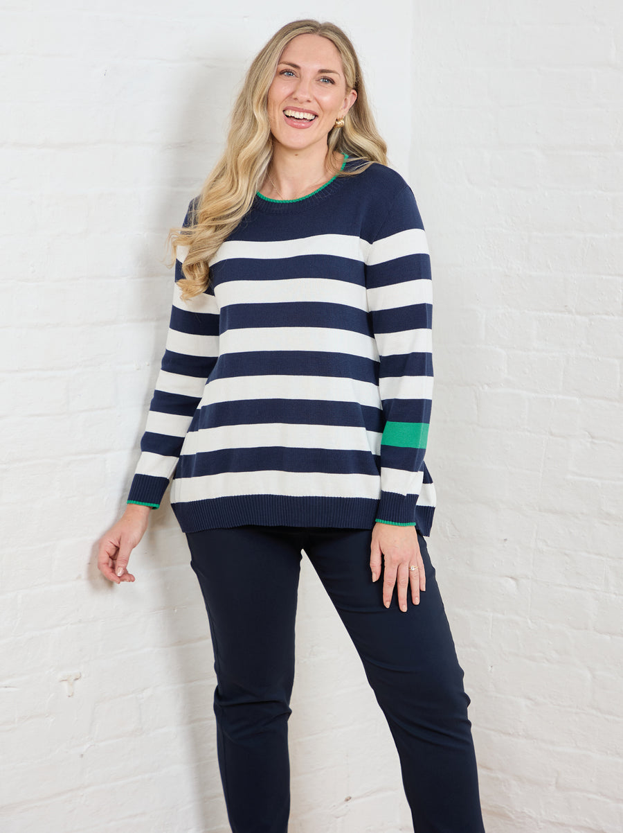 Antonia Knitted Jumper - Navy