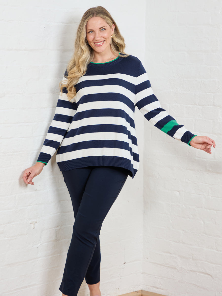 Antonia Knitted Jumper - Navy