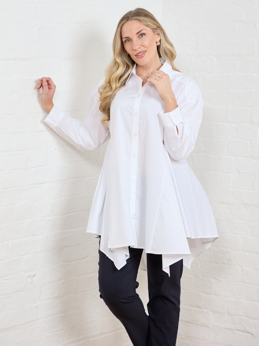 Paula By NOEN Cotton Shirt - White