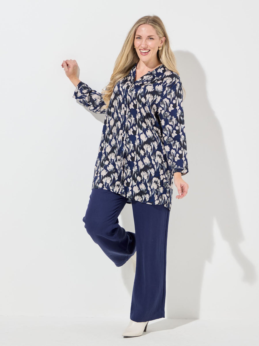 Hella by CISO Blue Print Long Shirt