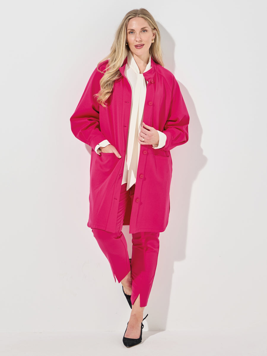 Ulla By NOEN Heavy Jersey Jacket - Fuchsia
