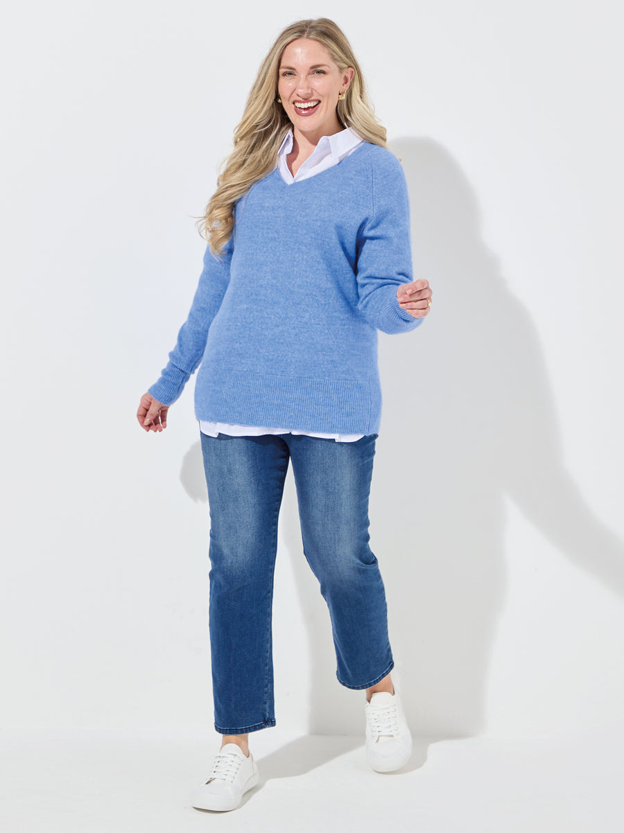Rebecca Stretch Jean - Denim Blue