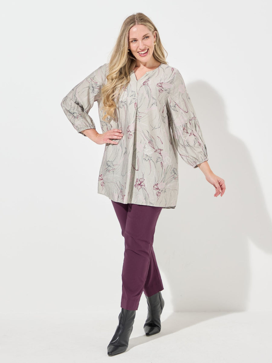 Tyra by CISO Rose Long Printed Tunic