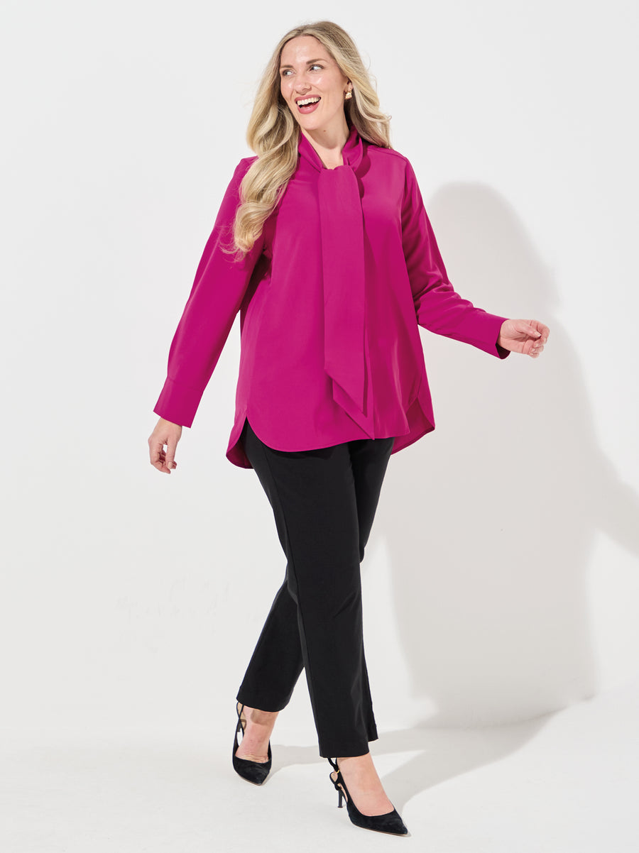 Hilda Crepe Shirt - Orchid