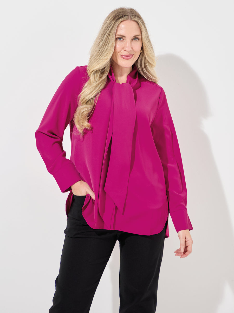 Hilda Crepe Shirt - Orchid
