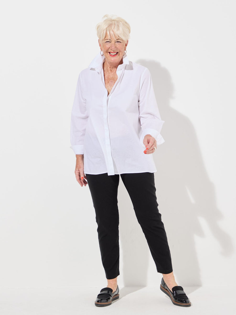Ella Stretch Slim Leg Trouser - Black